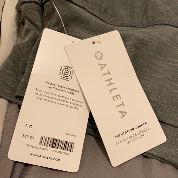 Athleta Salutation Jogger // grey heather #531288 - Picture 7 of 10